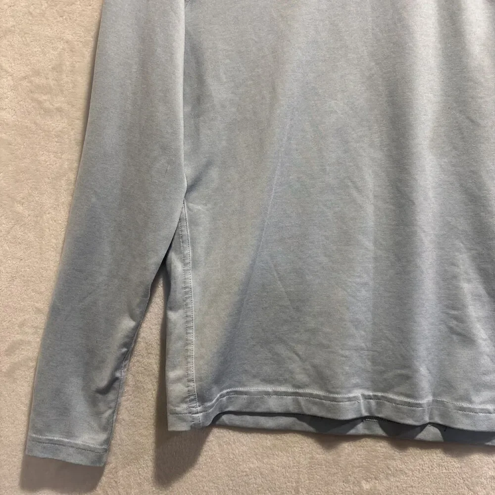 THE NORTH FACE UPF40+ Girl's Size Large 14/16 Blue Long Sleeve Sun & Swim Shirt
